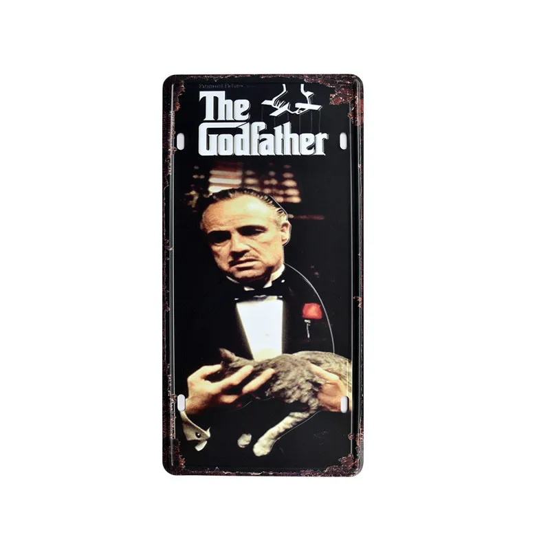 

Plaque Vintage ART Metal Decorative License Plates Garage Pub Home KTV Decor Iron Movie Signs Pictures Mix Order 15X30CM N120