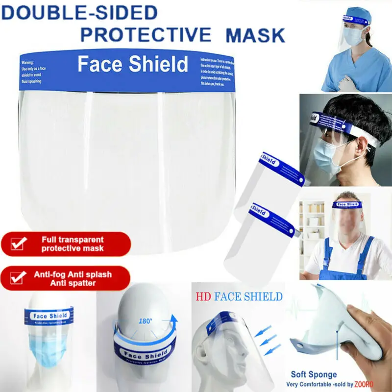 Отличная маска на все лицо медицинская противотуманная защитная экран