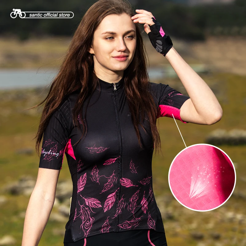 Santic женские велосипедные шорты Джерси Pro Fit дамы Дорога MTB велосипед короткий