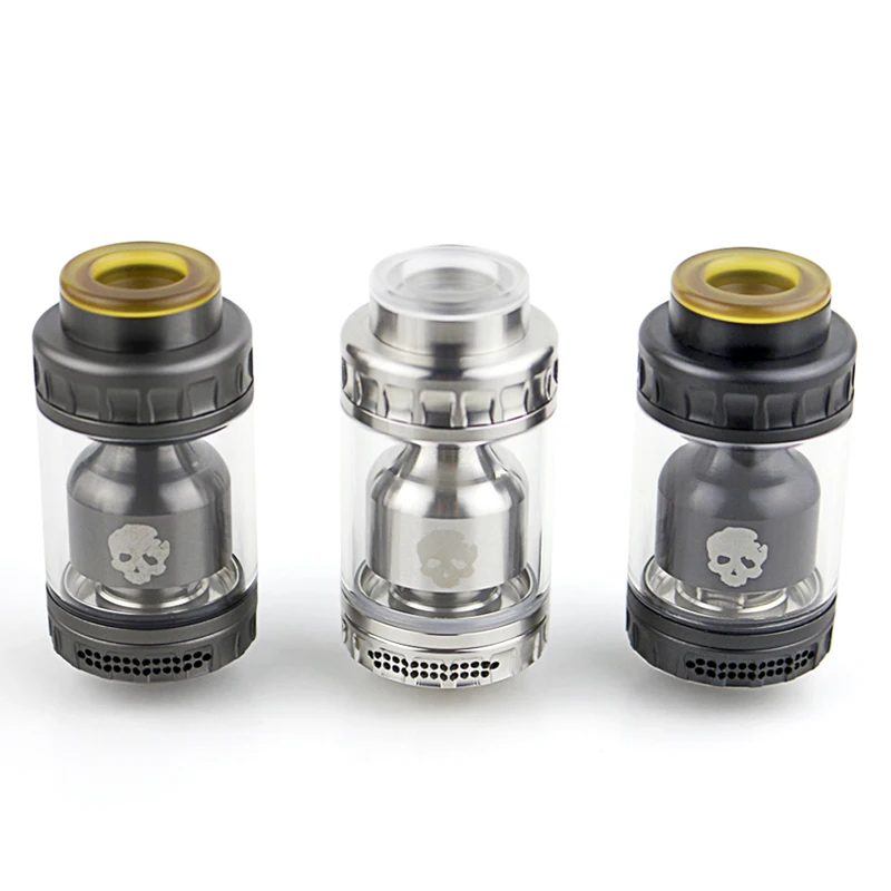 Dovpo Blotto RTA распылитель с 2/6 мл стеклянный пузырьковый/ULTEM пузырьковый бак 510 резьба 26 мм Диаметр Vape Танк против Dead Rabbit RTA