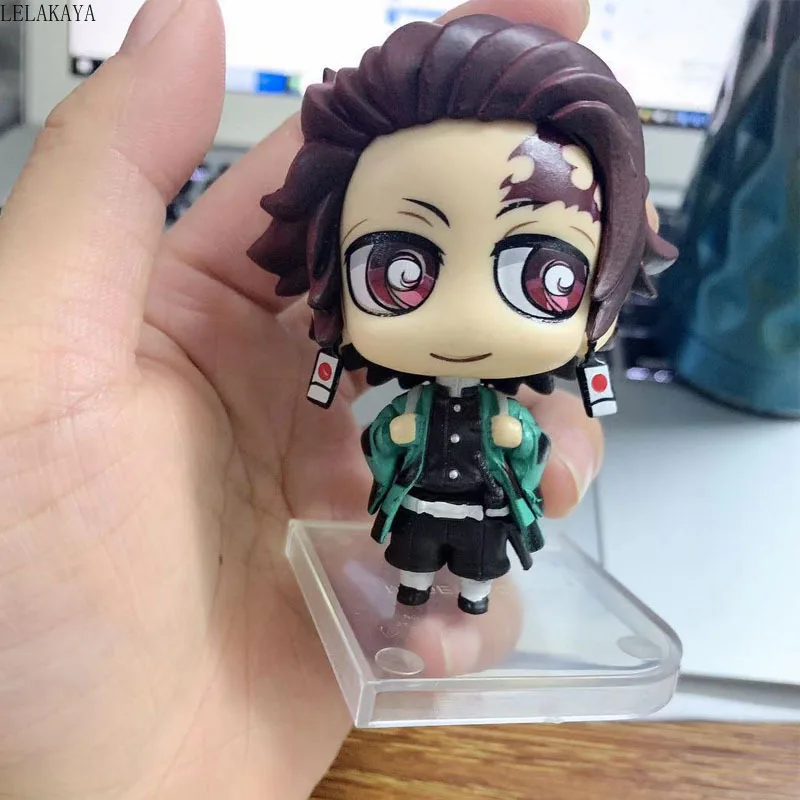 7 см с рисунком из аниме Демон убийца: Kimetsu без Yaiba камадо Tanjirou Nezuko мини ПВХ