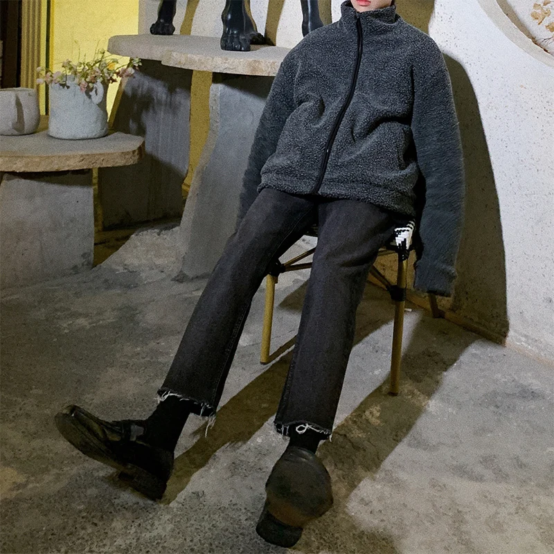 2019 осенне зимнее Новое японское ретро пальто из овечьей шерсти куртка модное