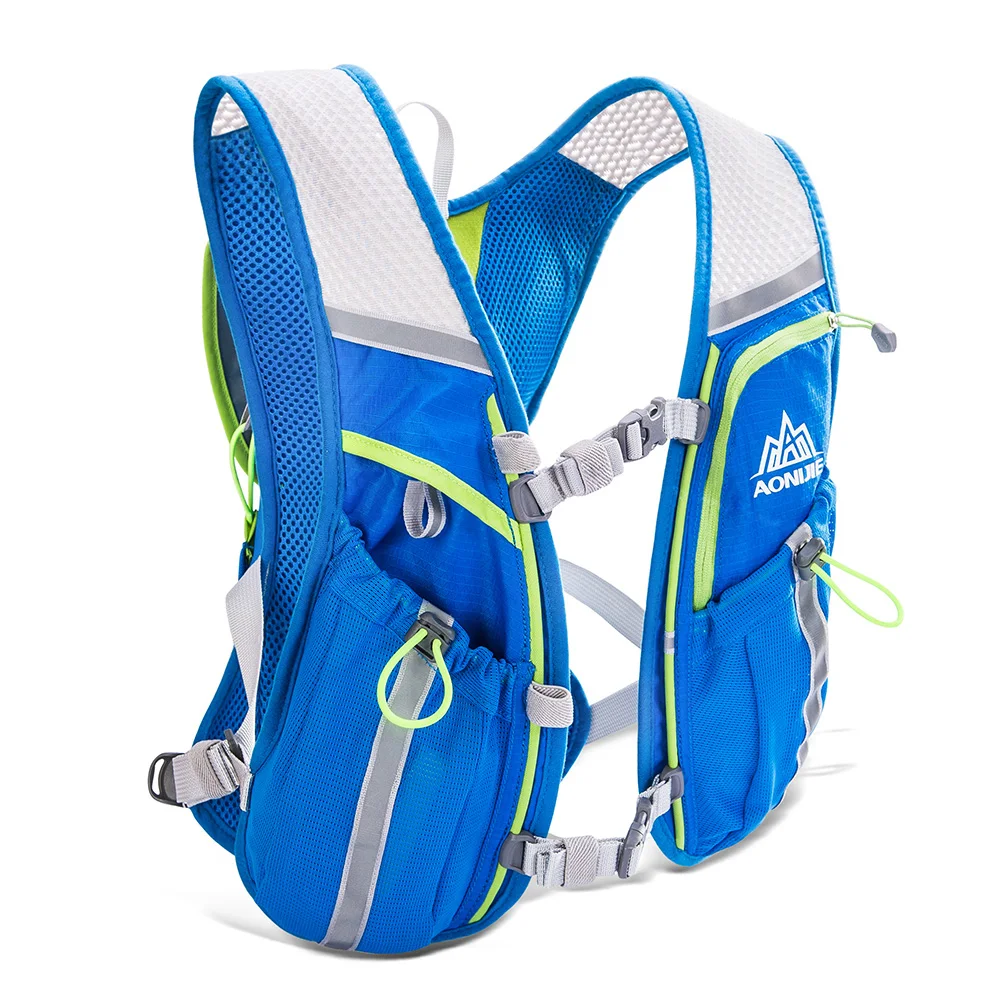 AONIJIE E883 Hydration Pack Nylon Backpack Rucksack Bag Vest Harness Water Bladder Hiking Camping Running Marathon Race Sport 8L
