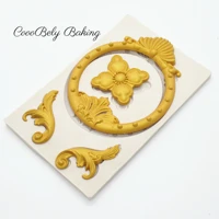photo frame silicone mold fondant molds diy baby birthday cake decorating tools candy clay chocolate mould cupcake baking xk014