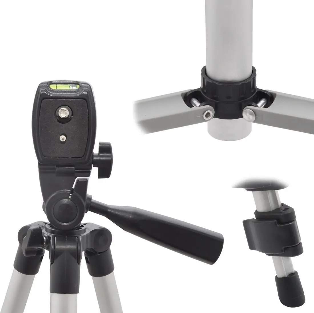 Выдвижной Штатив для смартфонов и цифровых камер комплект из держателя зажима