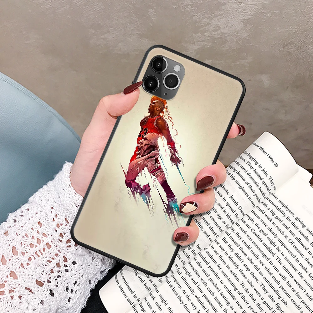

Basketball James Kobe Phone Case For IPhone 5 5S SE 5C 6 6S 7 8 Plus X XS XR 11 12 Mini Pro Max 2020 black Waterproof Silicone