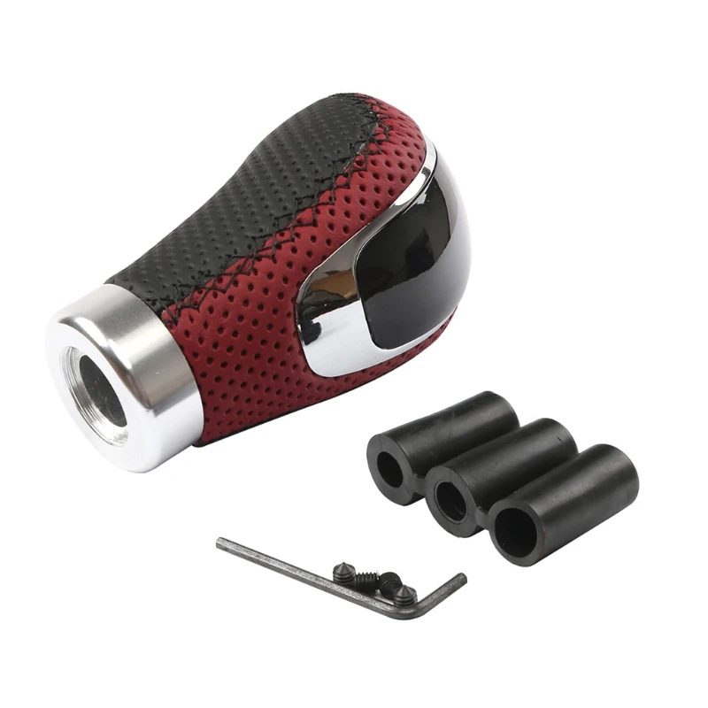 Рукоятка рычага переключения передач рукоятка Универсальная кожаная для