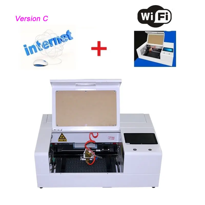 

30W Mini Mobile Fiber Tempered Glass Screen Protector Film CO2 CNC Laser Cutting Engraving Machine