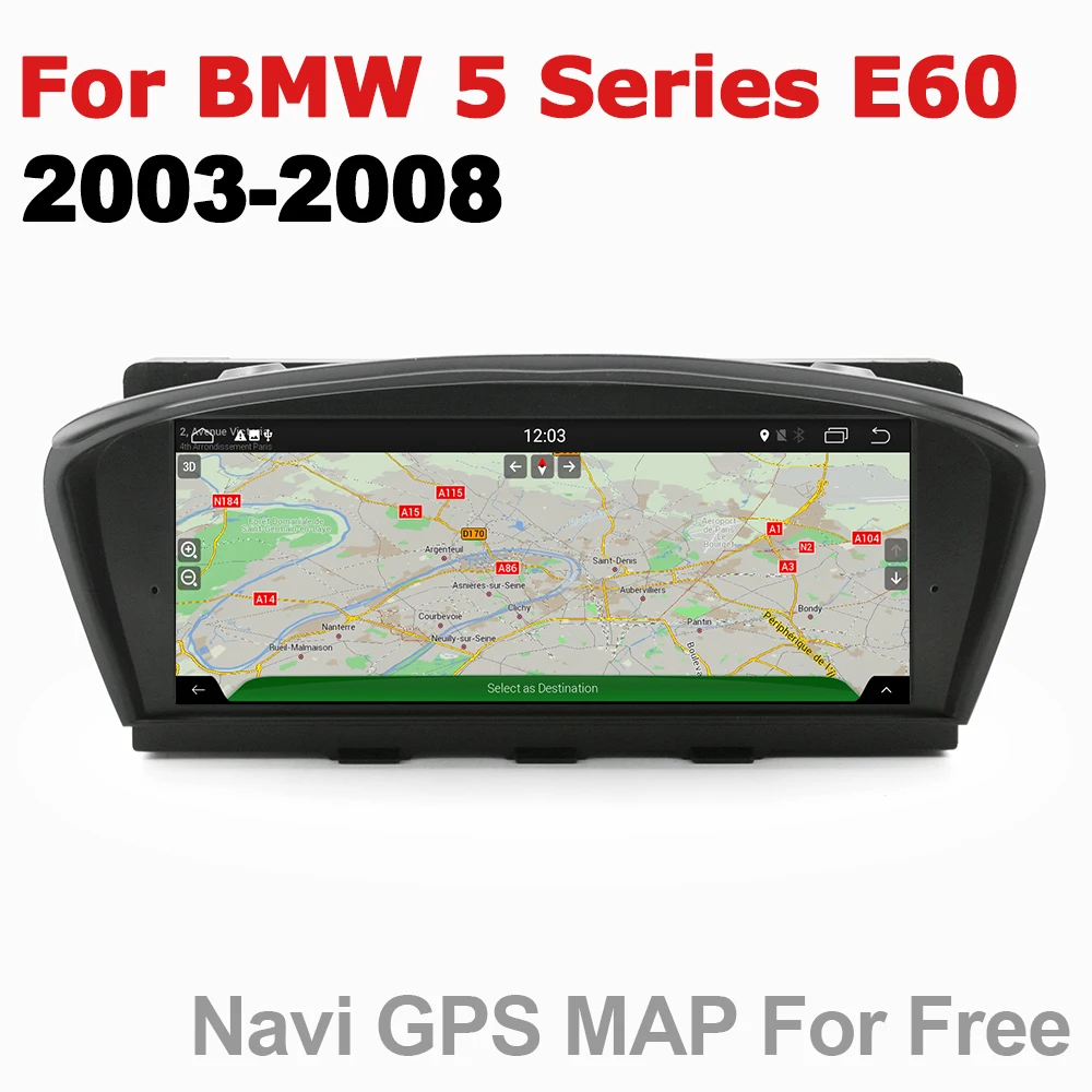 Автомобильное радио 2 din GPS Android навигация для BMW 5 серии E60 2003 ~ 2008 CCC AUX Стерео