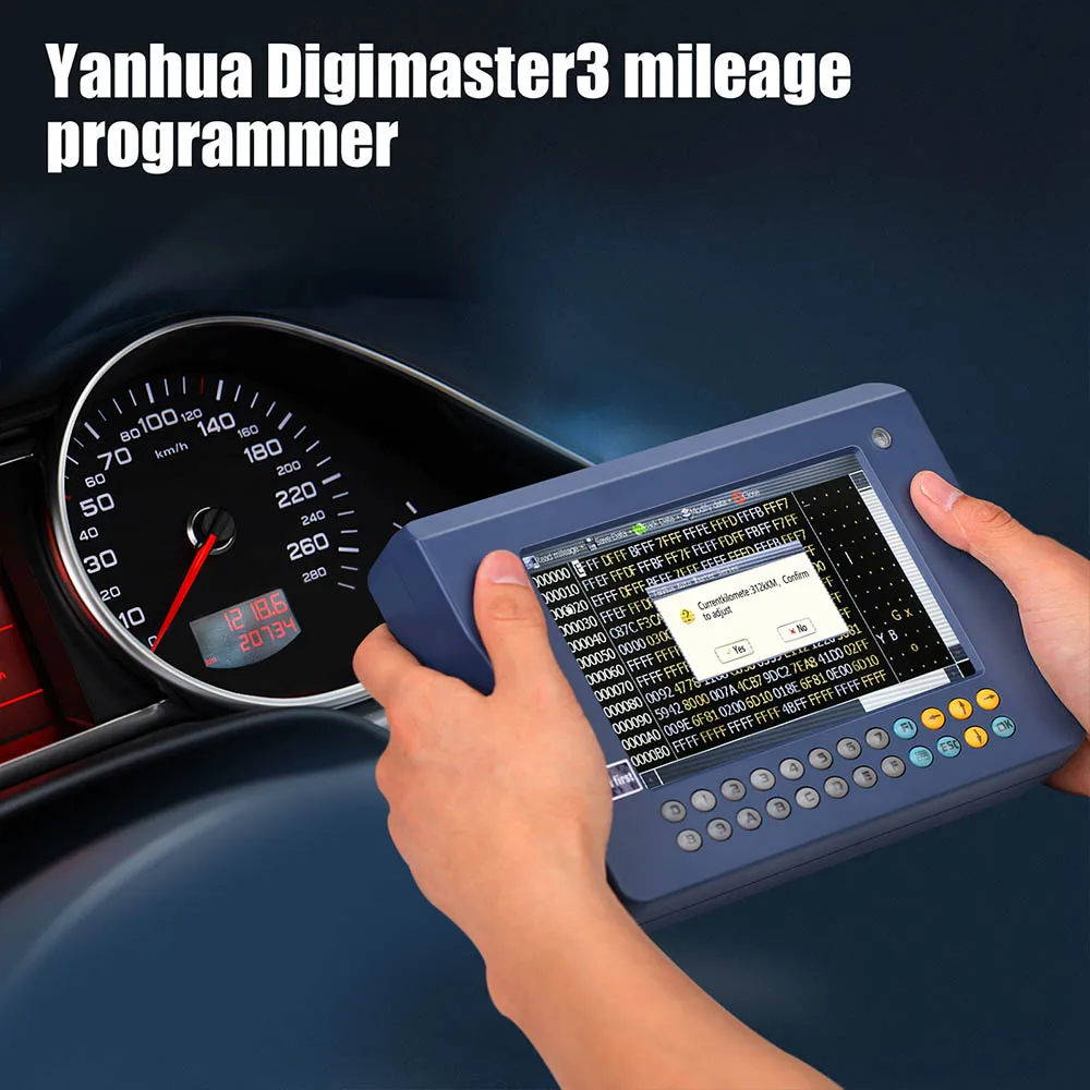 

Original Yanhua Digimaster 3 Odometer Correction Master No Token Limitation ECU programming Tool Airbage Reset PIN Code Reading
