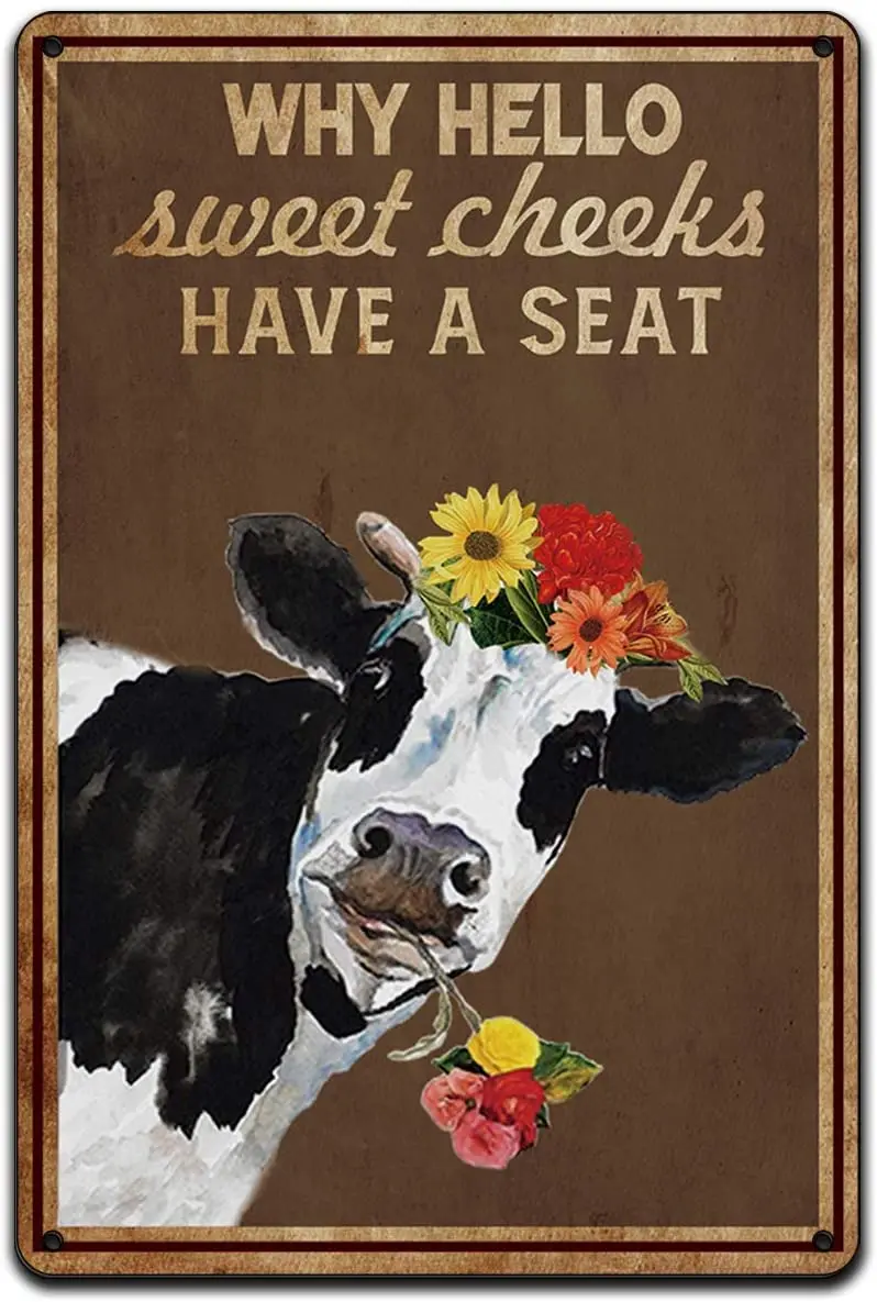 Hello Sweet щеки с сиденьем металлические жестяные знаки винтажный декор бар паб
