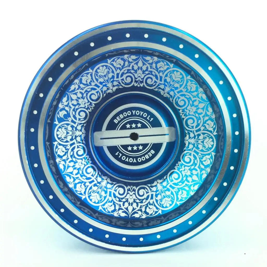 

Professional Aluminum Alloy YoYo Ball +3 Strings +1 Glove +1 Bearing Blue