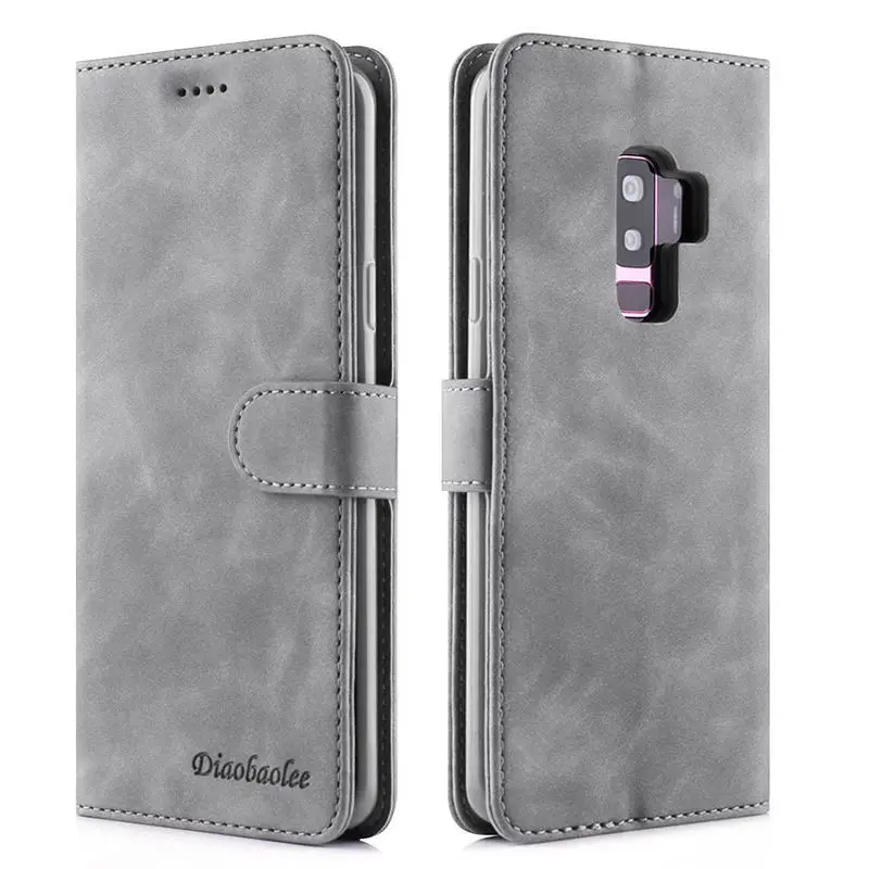 Роскошный Ретро Чехол из искусственной кожи для samsung galaxy S9 кошелек в виде