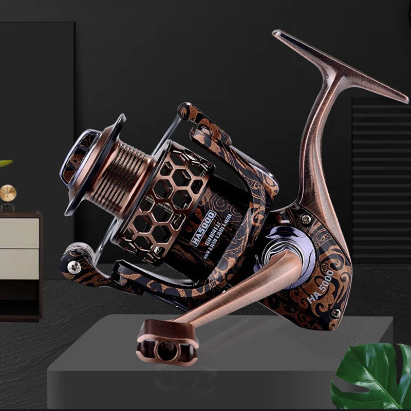 

Spinning Fishing Reel 5.2:1 4.1:1 Gear Ratio1000-7000 Series Fishing Reel Boat Honeycomb Spool Carp Fishing Coil Reel Pesca