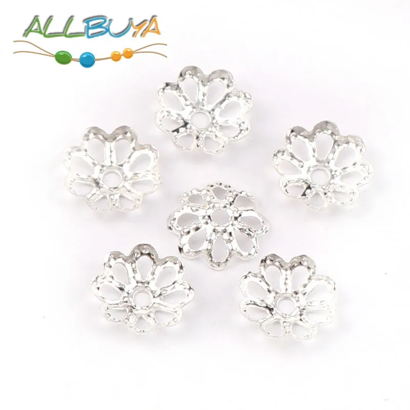 Шапочки для бусин в форме лепестков цветов разделители золотого цвета