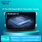 Автомобильный GPS-плеер PX5 IPS DSP 4G Android 11 2 DIN для сиденья Altea Фольксваген Толедо GOLF 56 Polo Passat B6 CC Tiguan Touran радио без DVD