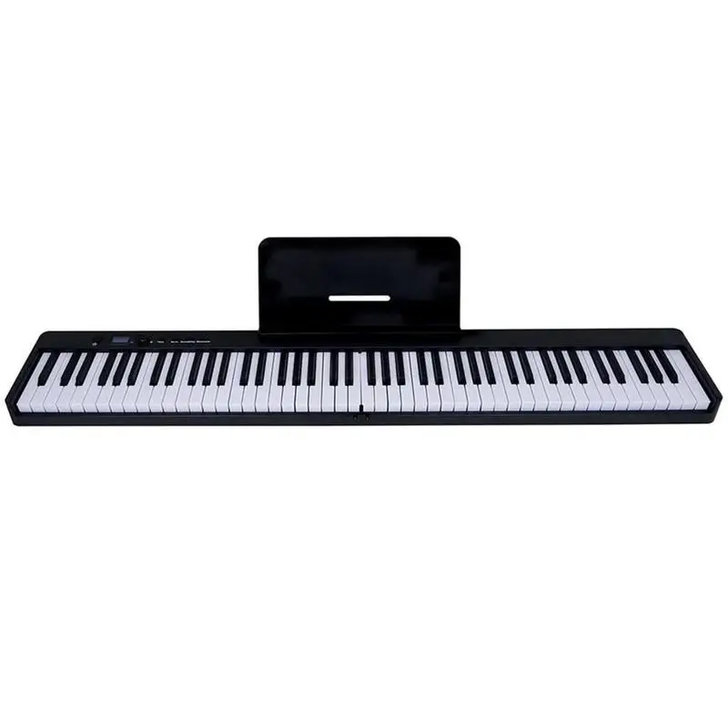 Entry Level 88‑Key Folding Electric Piano Keyboard Wireless Foldable Built‑in Battery Piano for Beginner 2 Color