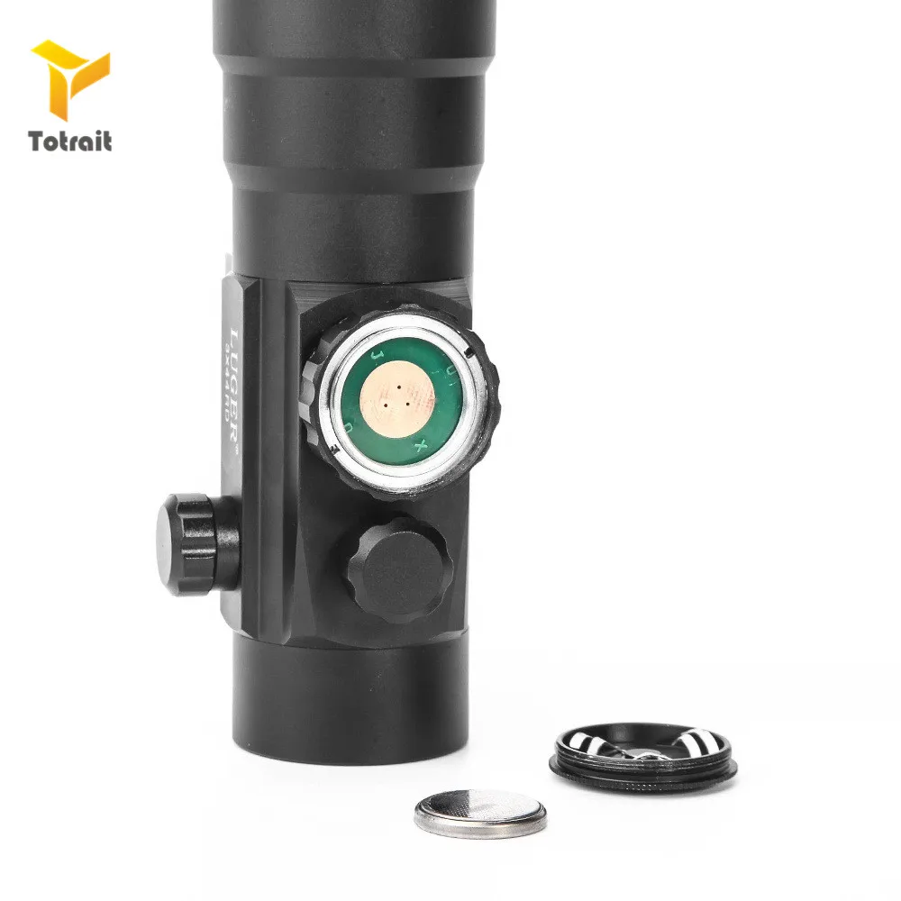 Totrait 3X44RD зеленый красный точечный прицел тактический 11/20 мм железнодорожных Fit