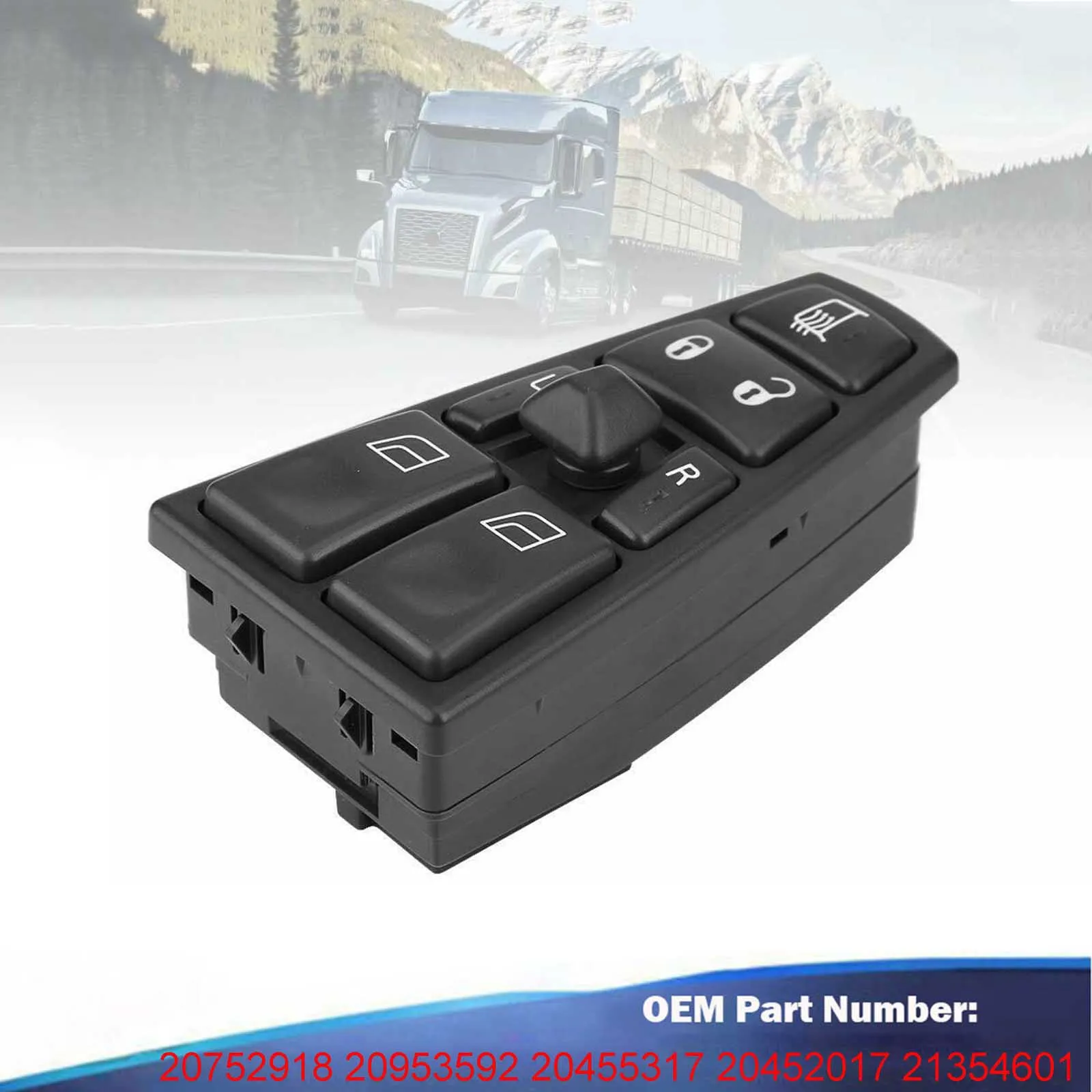 Электрический передний переключатель управления окном для грузовика Volvo FH12 FM12 FM9