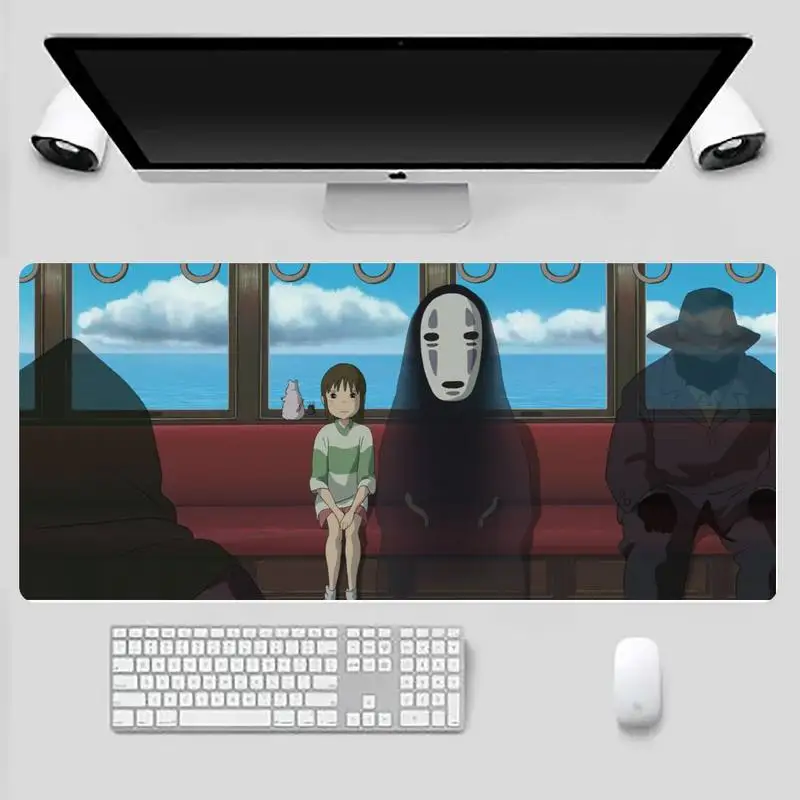 

spirited away Gaming Player desk laptop Rubber Table Protect Game Office Work Mouse Mat pad X XL Non-slip Laptop Cushion