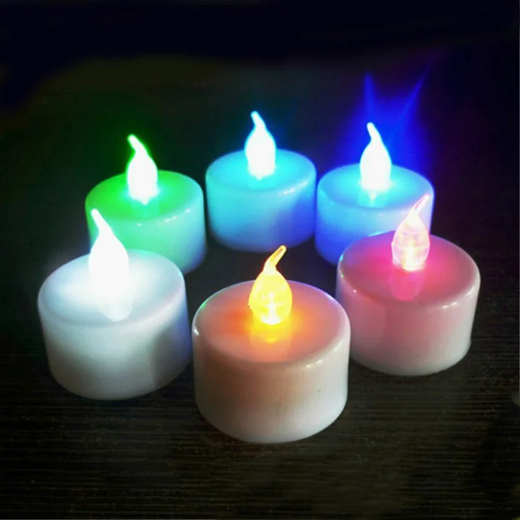 12pcs/lot Flameless Wax Candles Warm LED Night Lights For Home Wedding Party Christmas Halloween Decoration Gift Tea Candle | Дом и сад
