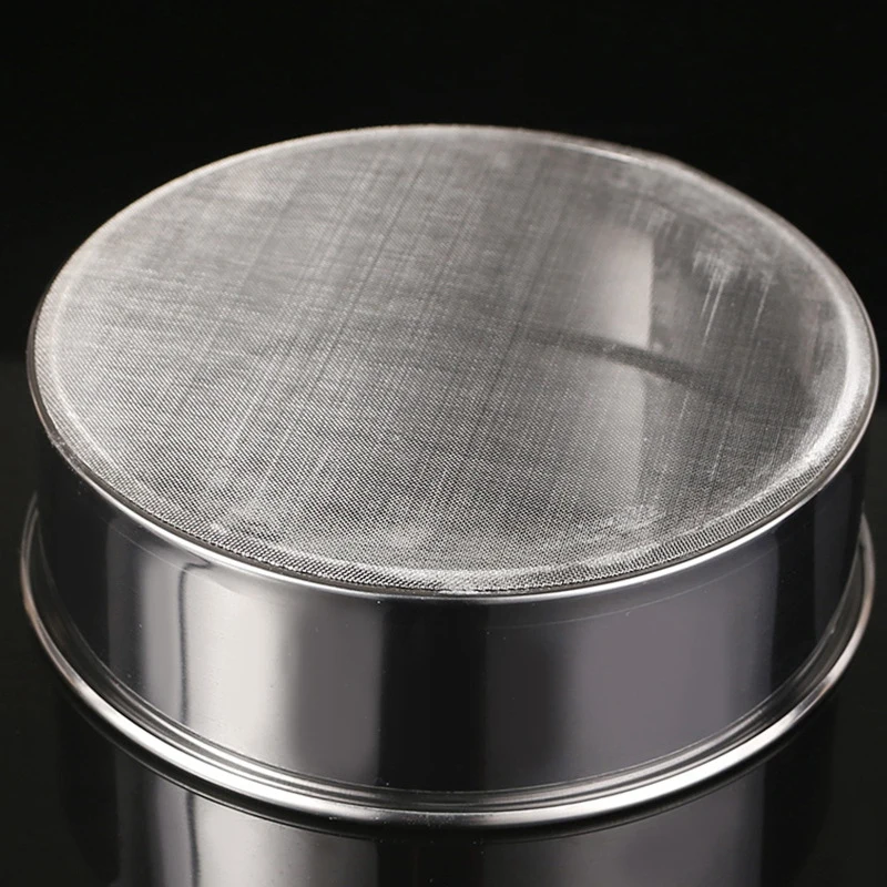 

4PCS Stainless Steel Screen High Quality Flour Sieve Filter Cake Cake Baking Home Kitchen Tools
