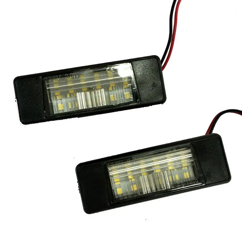 

1 Pair Error Free LED Number License Plate Light Lamp For NISSAN QASHQAI X-TRAIL