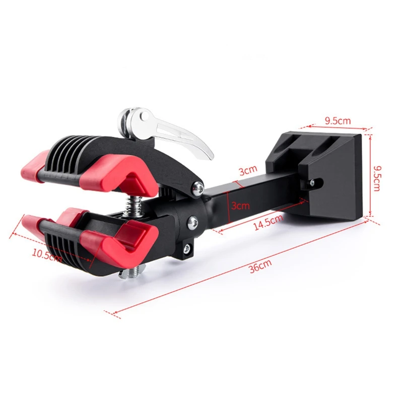 

Adjustable Wall Mount Heavy Bike Bicycle Clamp Repair Stand Maintenance Folding Clamp Storage MTB Wall Mount Repair Stand