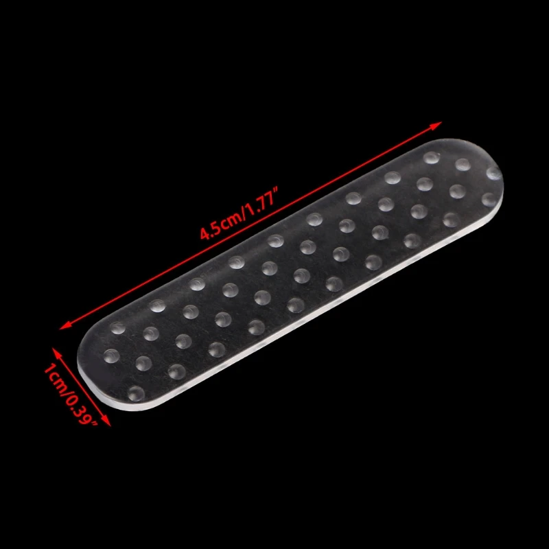 

K5DC 20Pcs Hanger Strips Non Slip Adhesive Tape Transparent Closet Accessories