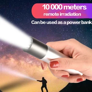 Внешний аккумулятор, портативный мини-фонарик, USB, Прямая зарядка, 1800 мА  ч, COB XPE, светодиодный фонарик для кемпинга, пеших прогулок, рыбалки