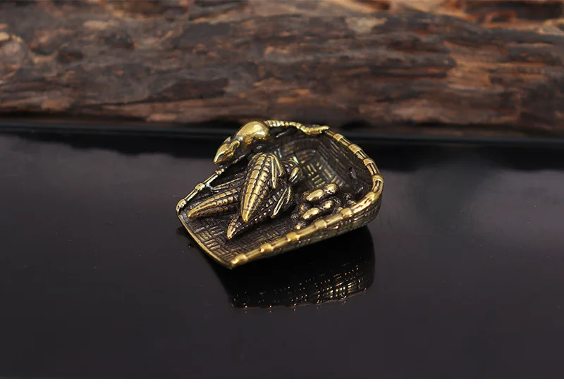 Ретро латунь ремесло ностальгия Совок мышь DIY брелок кулон Миниатюрный фитинг сувенирные аксессуары