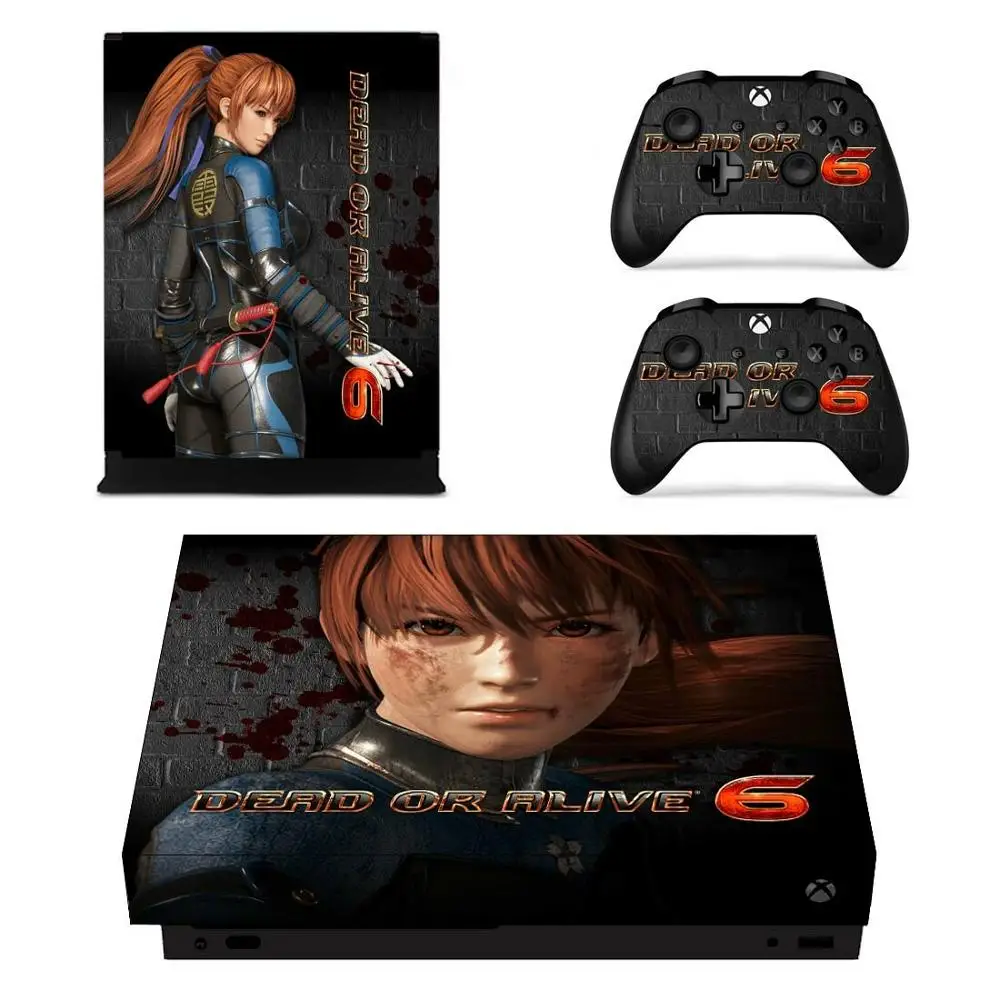 Dead or Alive 6 наклеек s для Xbox One X виниловое покрытие наклейки Стикеры one консоли