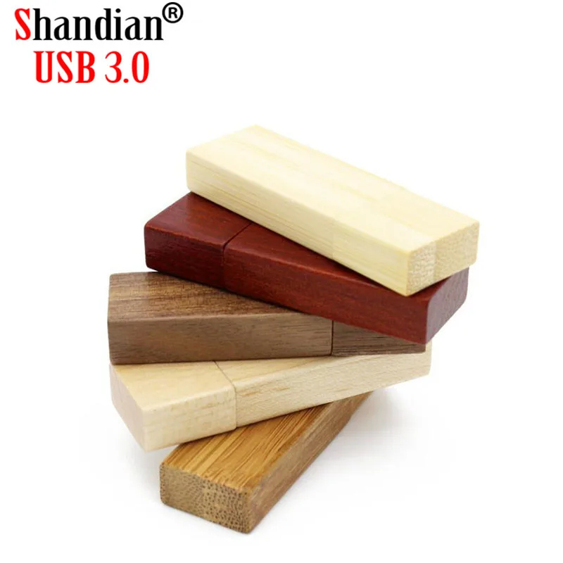 SHANDIAN USB 3 0 Бесплатная доставка Пользовательский логотип Деревянная Карта памяти