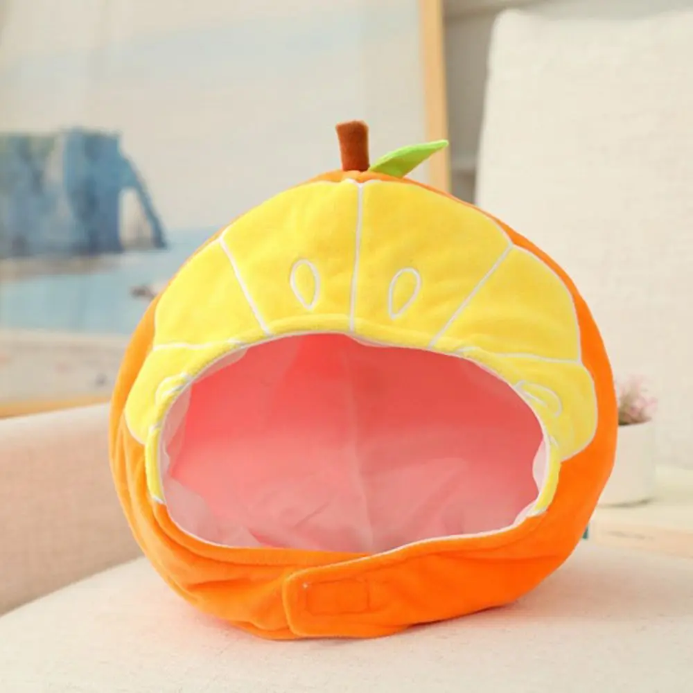

Мягкая мягкая плюшевая шапка в виде арбуза, кактуса, овощей, подсолнуха, спящего куклы, куклы, головной убор