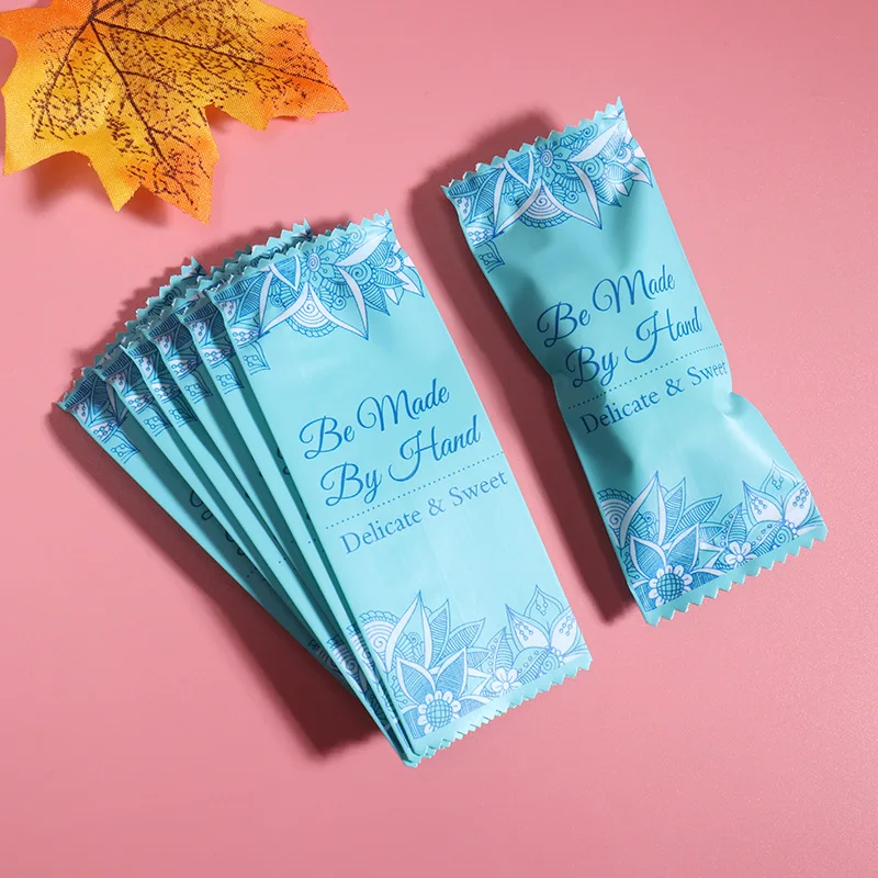 

200 шт./лот, обертка для конфет, синяя, разноцветная, ручной работы, для самостоятельной упаковки сладостей, снэков, пищевых продуктов