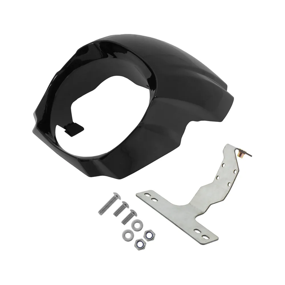 Мотоциклетный глянцевый черная/матовая черная накладка фары Faring для Harley Softail breaker