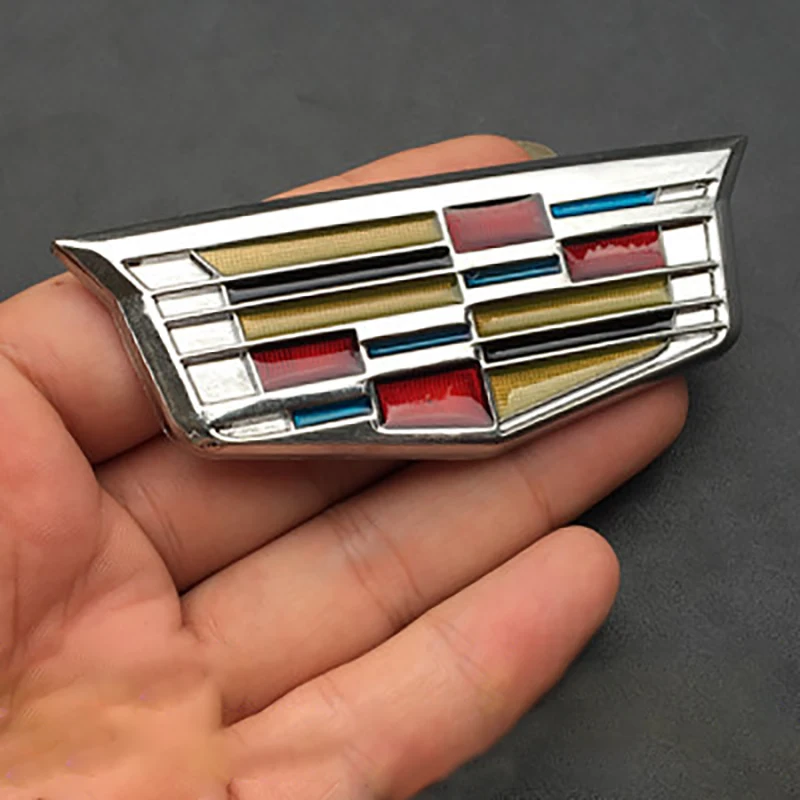 Металлическая 3D наклейка на автомобиль для Cadillac Escalade CTS DTS STS XTS ATS BLS SLS Deville Севилья