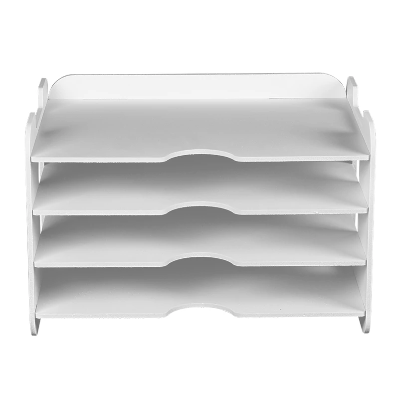 Office Desktop Accessories Organizer Desk File with 3 Paper Trays for Shelf Storage |