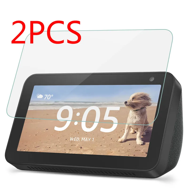 2 шт. Защитное стекло для экрана Amazon Echo Show 5 закаленное дюйма защитная стеклянная