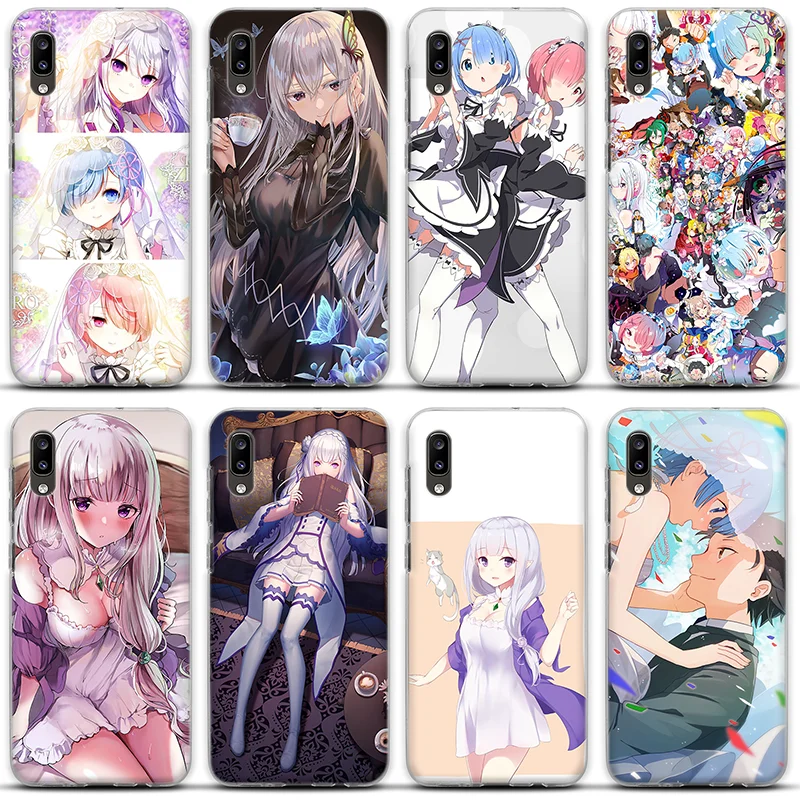 

Anime Emilia Rem Case For Redmi K20 K30 K40 Pro Soft Case For Case For Xiaomi Redmi Note 5 6 7 8 9 10 Pro 9S 9A Cover
