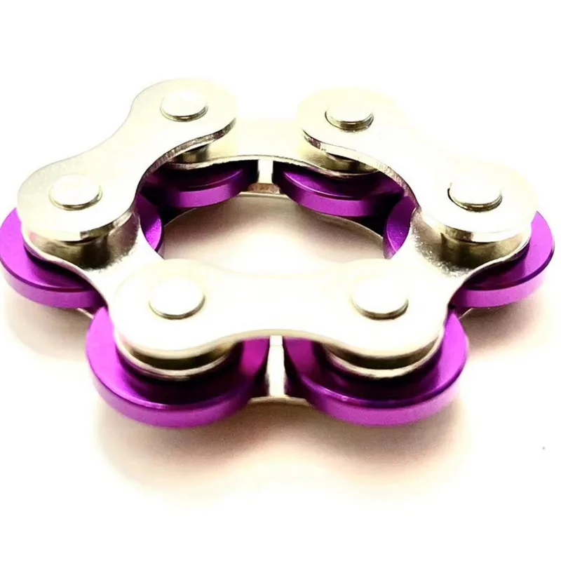 

New Arrive Anti Stress Toy For Kids/Adult/Student Bike Chain Fidget Spinner Bracelet For Autism And ADHD Chaney Fidget Toy