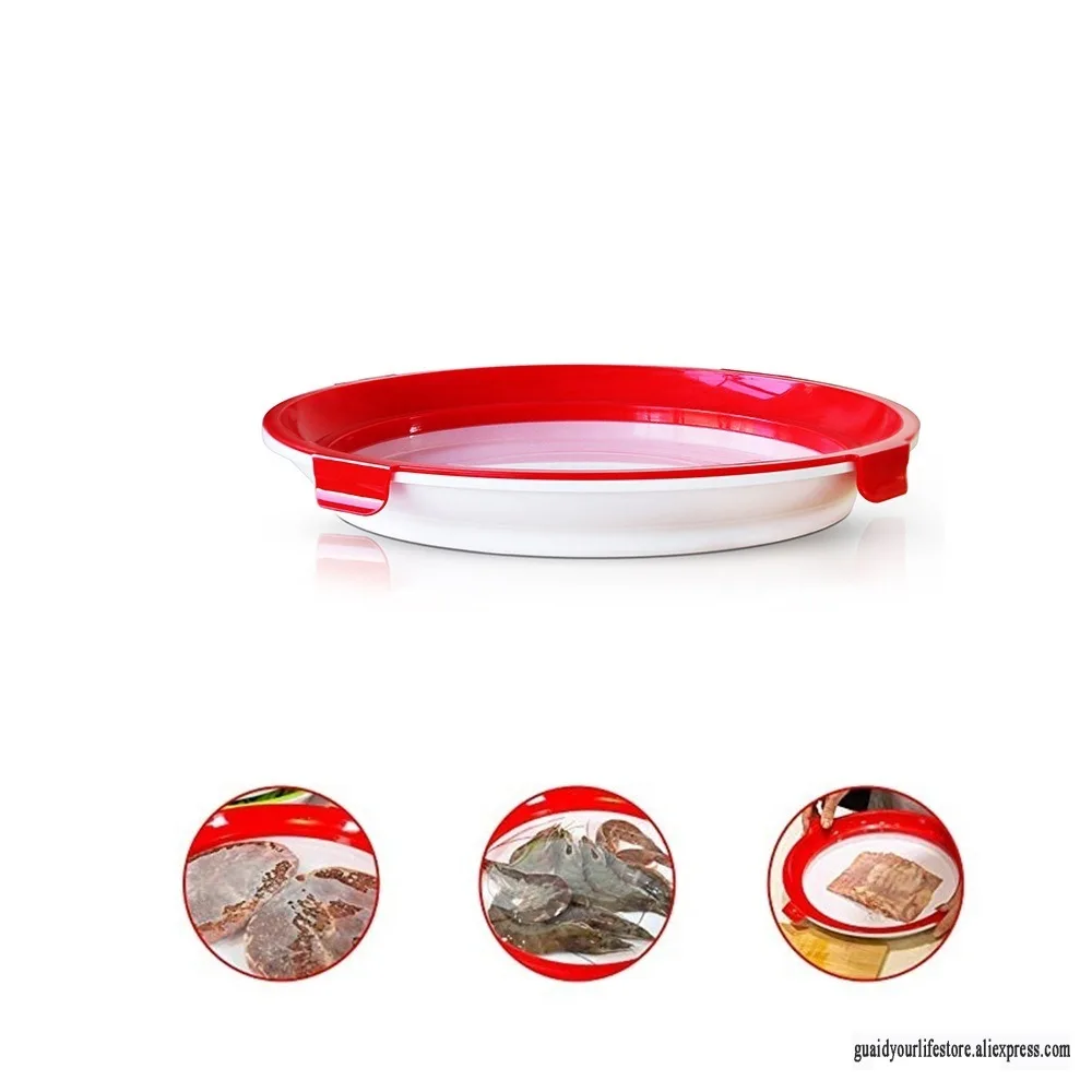 2 шт. лоток для хранения еды вакуумный замок Коробка свежести отель кухня сыра