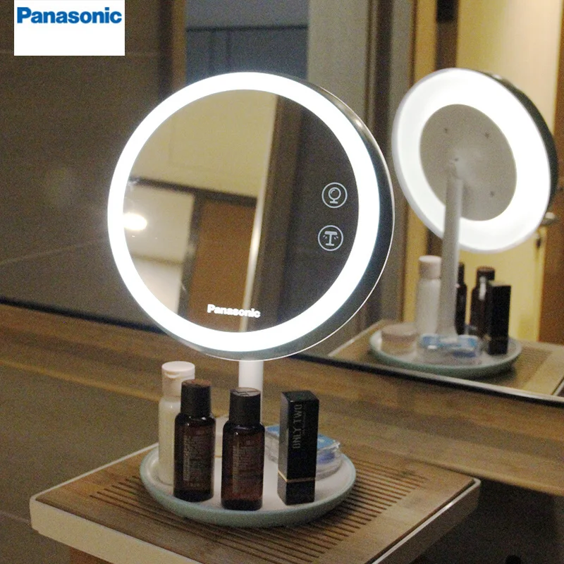 Panasonic светодиодный Профессиональный светильник ed зеркала для макияжа с регулируемым светодиодный светильник с сенсорным экраном зеркала для косметического макияжа настольная лампа