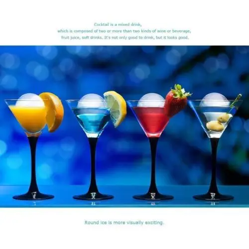 2020 Горячая 6 отверстий Круглый Силиконовый Лоток с формой для кубиков льда шар