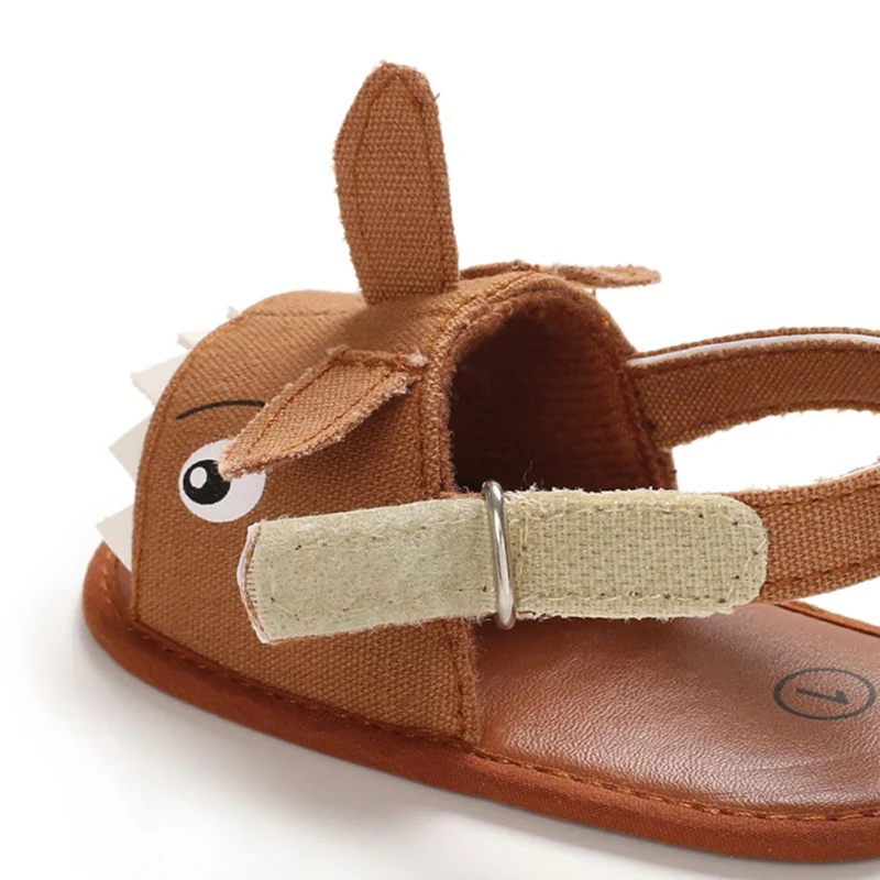 

Cute Baby Summer Shoes Boys Cotton Sandal Sneakers Infant Crib Shoes 0-18 Month Hook Causal Anti Slip Baby Sandals