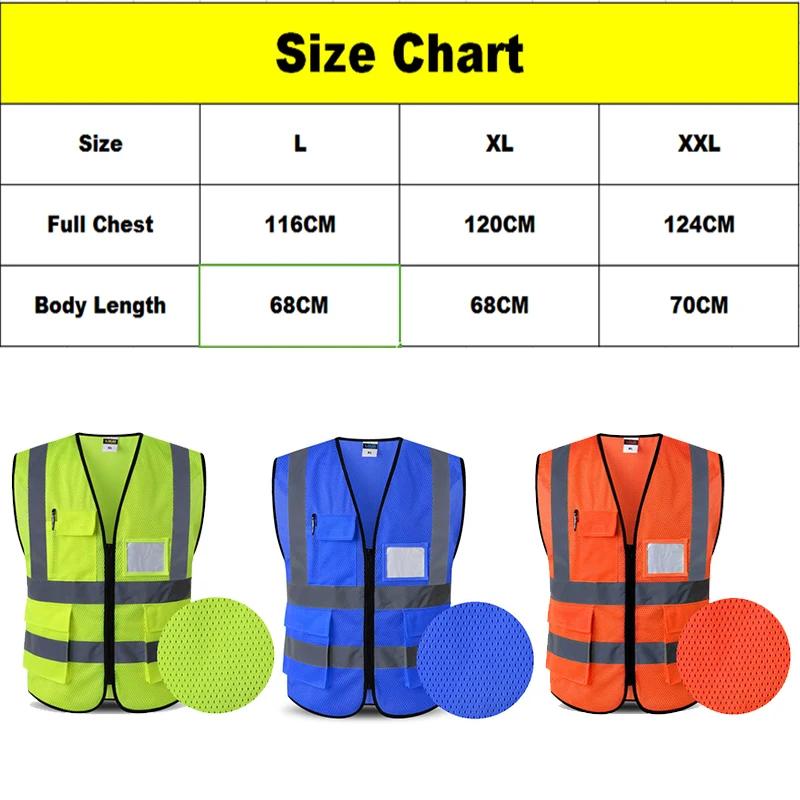 

Reflective Clothing Safety Vest Body Safe Protective Device Traffic Facilities Running Cycling Motorcycle Sports Clothing Vest