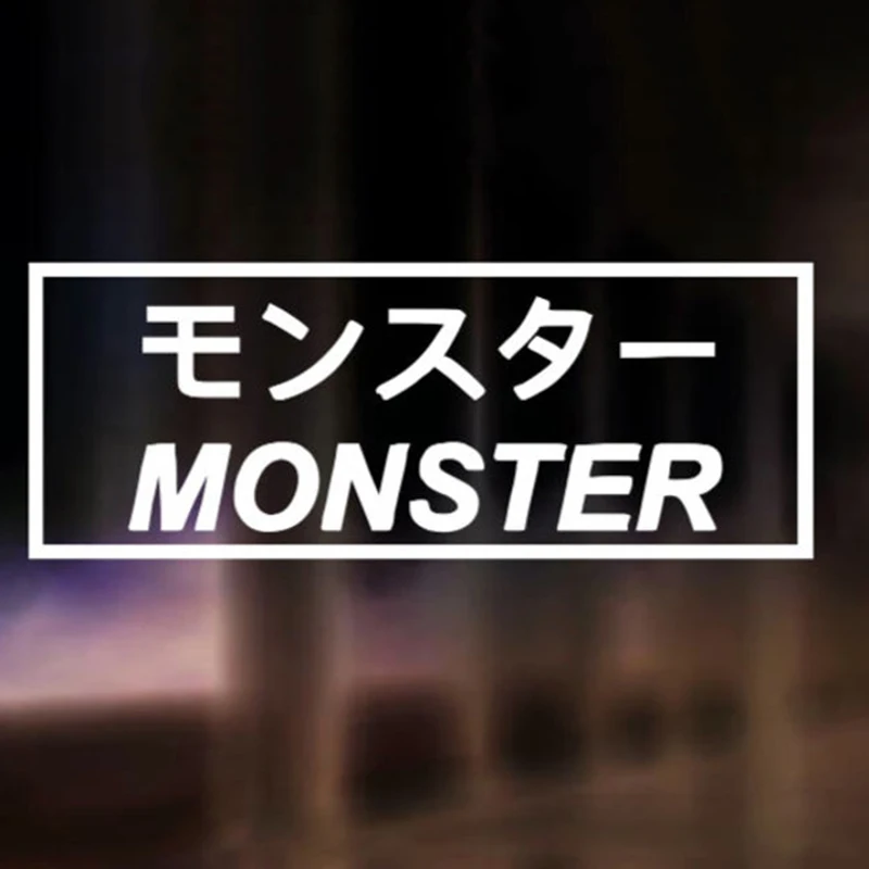 Японская наклейка на автомобиль в стиле монстра съемная Водонепроницаемая