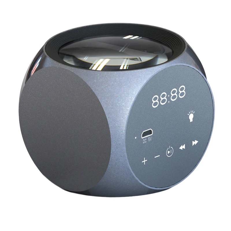 

Portable Rechargeable FM Radio Lighted Reading Magnifier Creative Gift Elderly People Newspaper Magnifying Glass with Led Lights