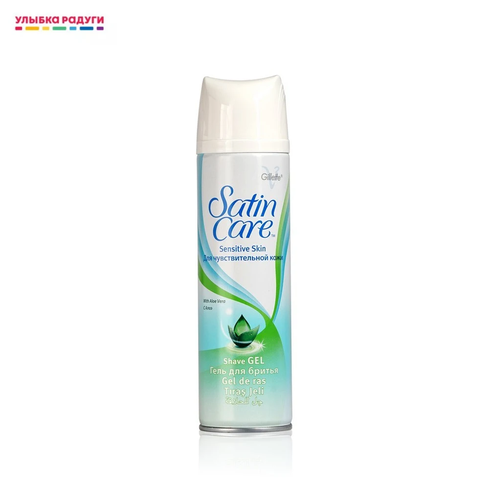 Гель для бритья Venus Satin Care чувствительной кожи 200мл | Красота и здоровье
