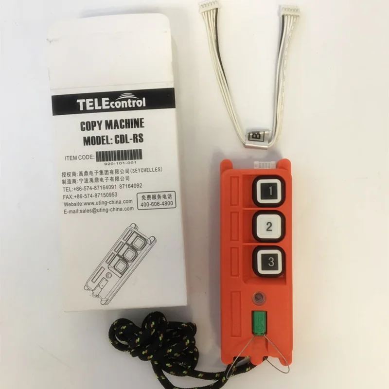 Telecontrol Telecrane Compatível Rádio Industrial sem Fio Transmissor de Controle Remoto ou Receptor Aparar Ferramenta Copiadora Cdl-rs Transformadores